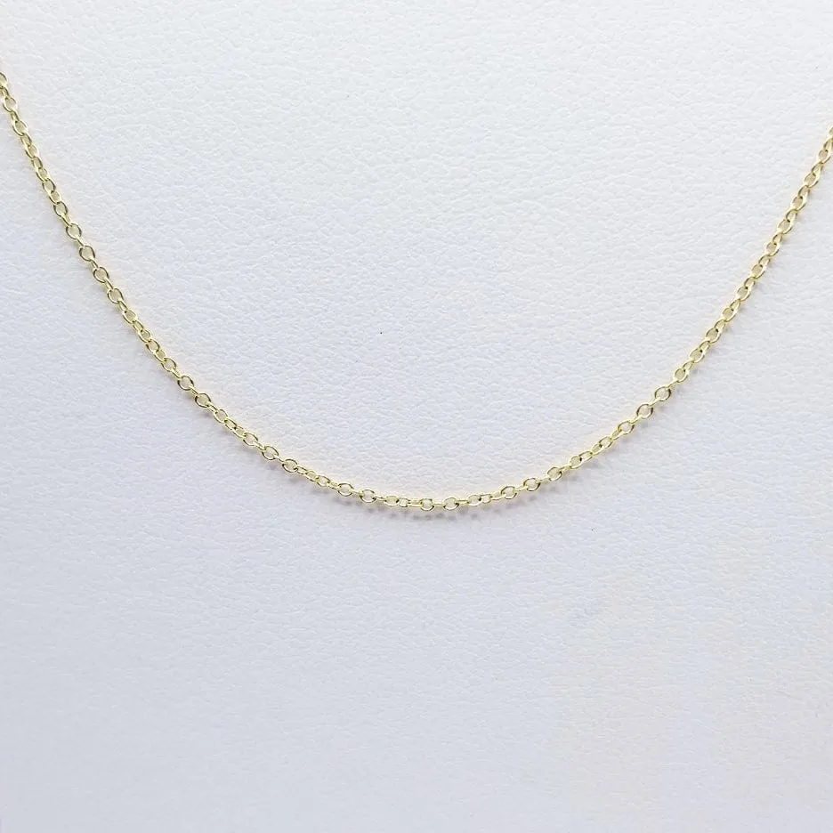 14k Gold Delicate Cable Chain