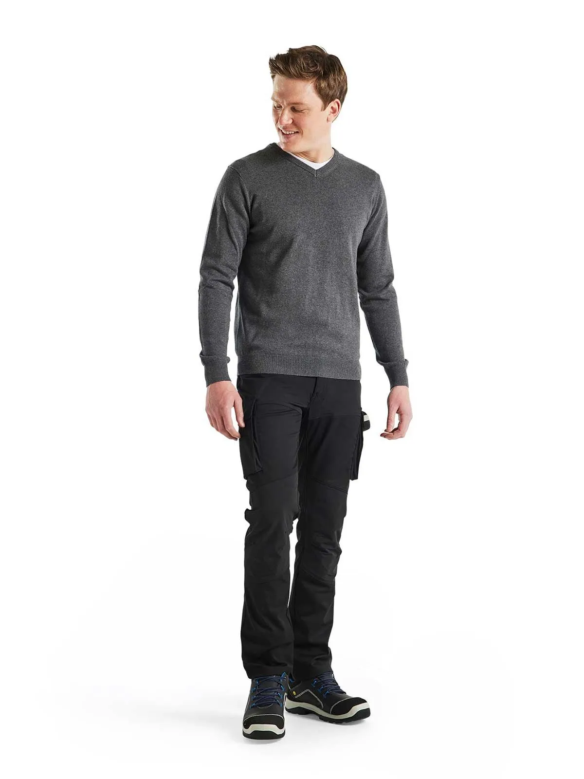 3590-1073&#x20;Work&#x20;Sweater&#x20;Wool&#x20;-&#x20;Bl&#xE5;kl&#xE4;der