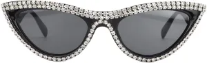 Cat eye sunglasses Cute Trendy for Women Bling Fun Rhinestone Crystal Sun Sades