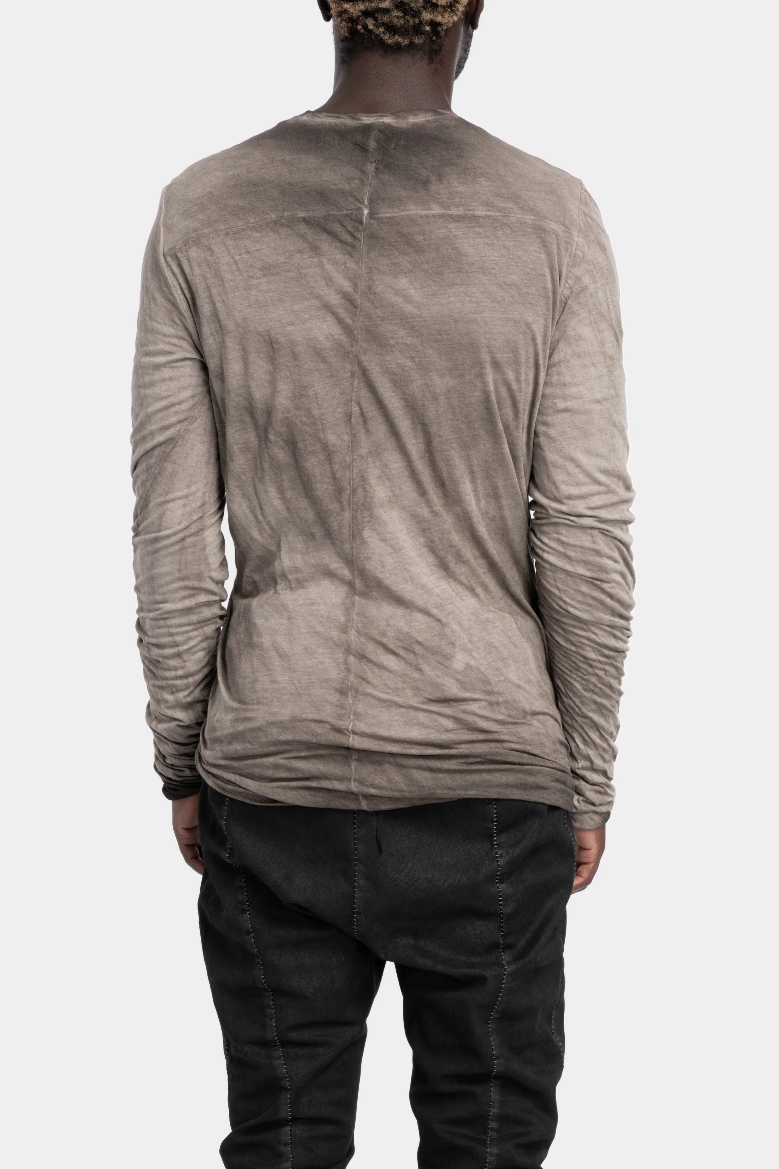Double layer lightweight cotton ls tee, Dust resin