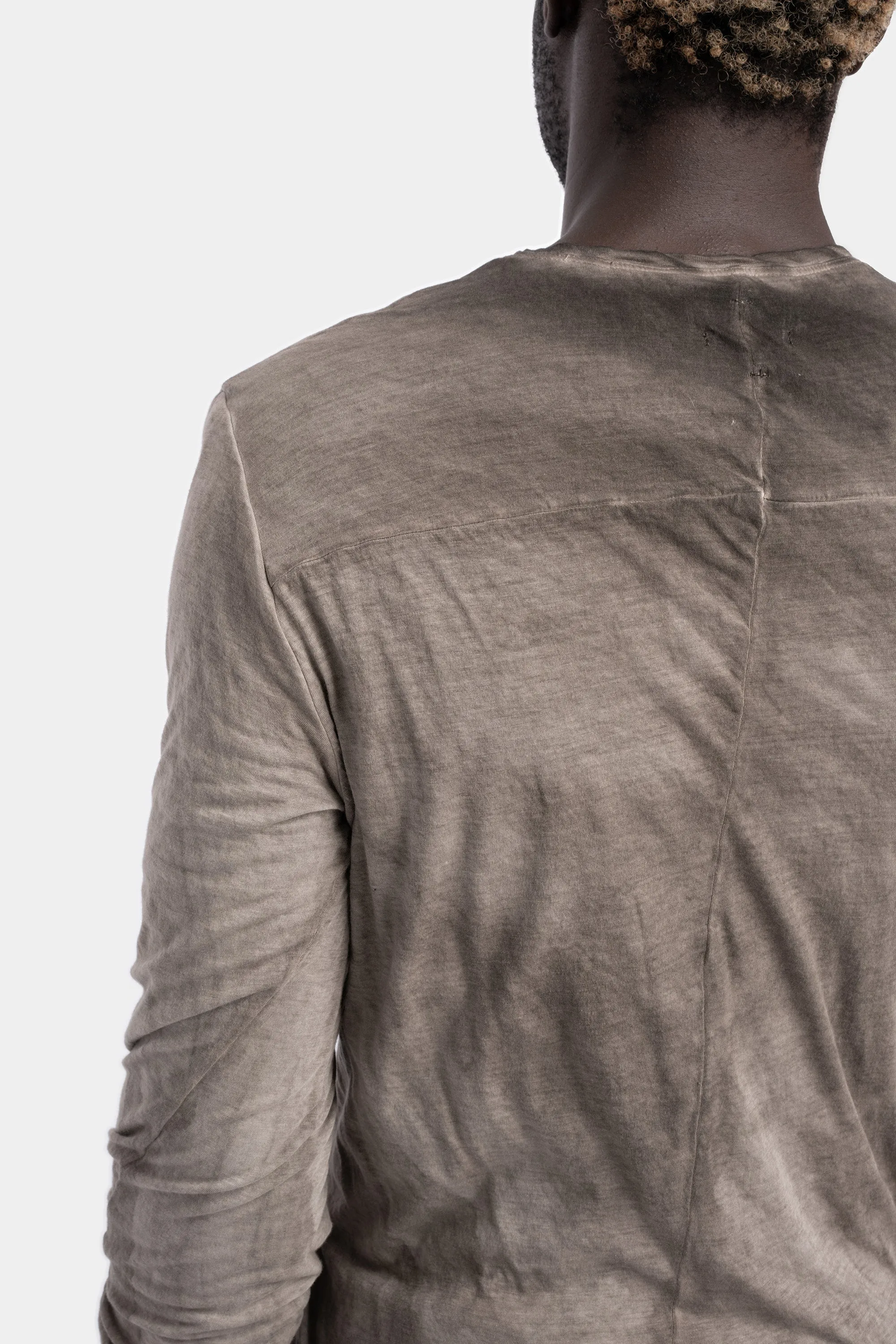 Double layer lightweight cotton ls tee, Dust resin