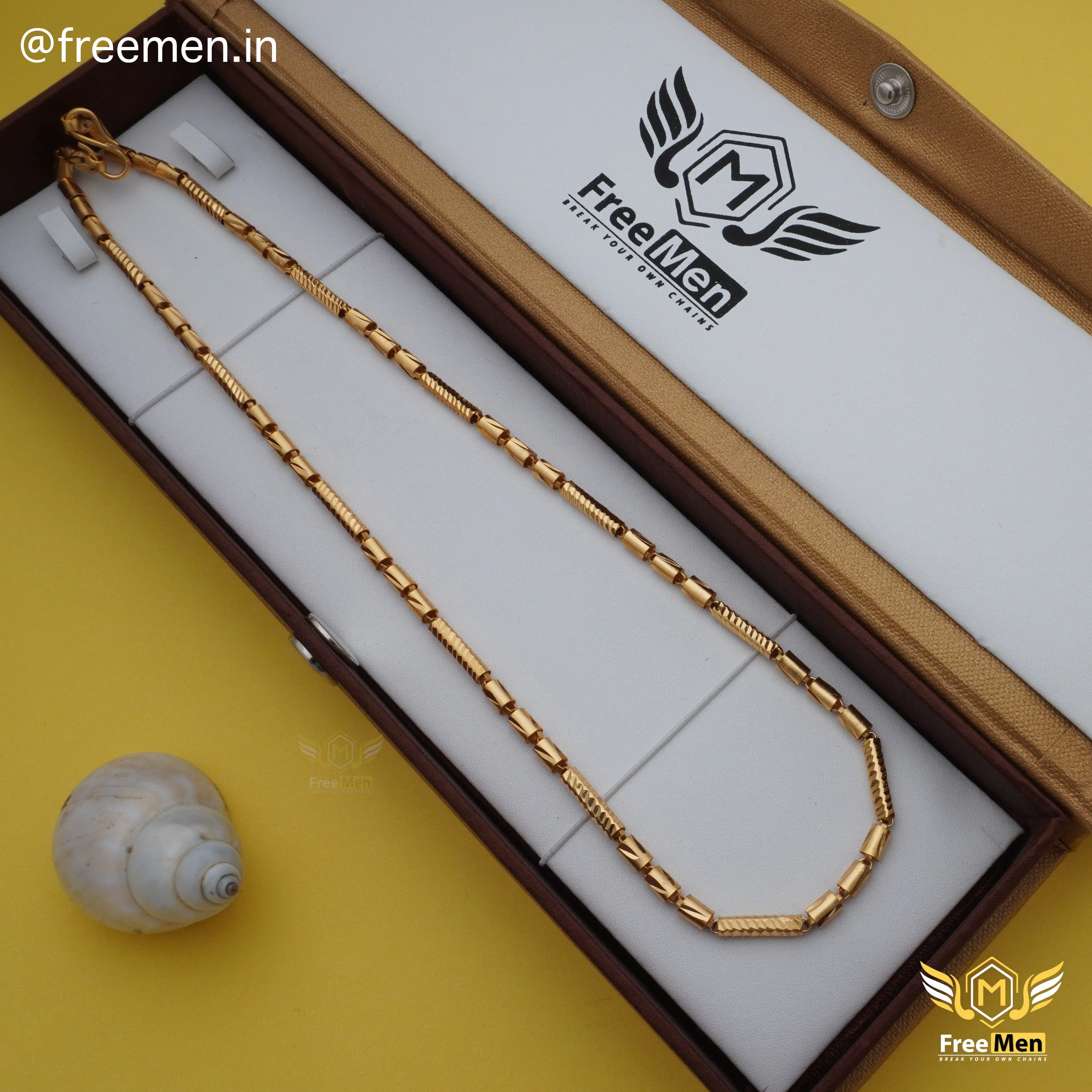 Freemen Delicate Long Style Designer Chain for Men - FM206