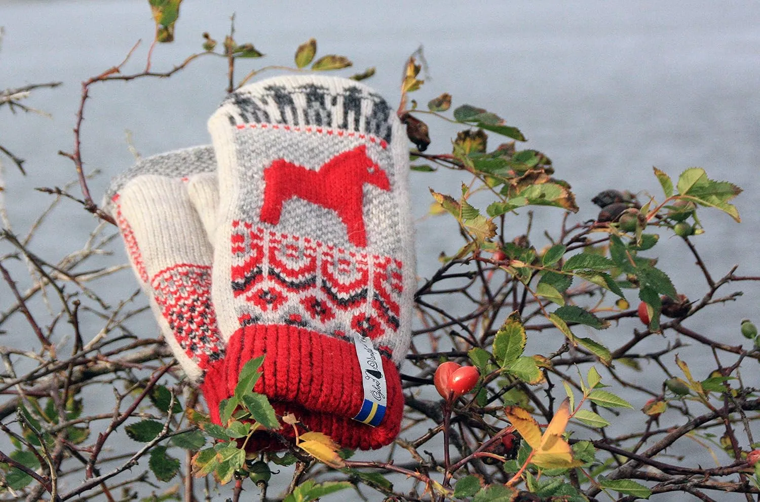 Öjbro Swedish made 100% Merino Wool Soft Thick & Extremely Warm Mittens (as Featured by the Raynauds Assn)