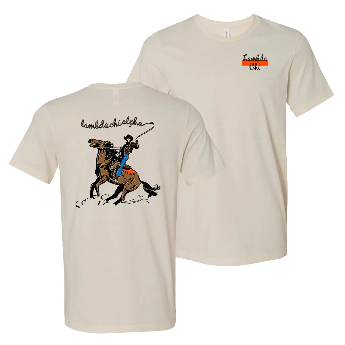 Lambda Chi Neutral Western Tee