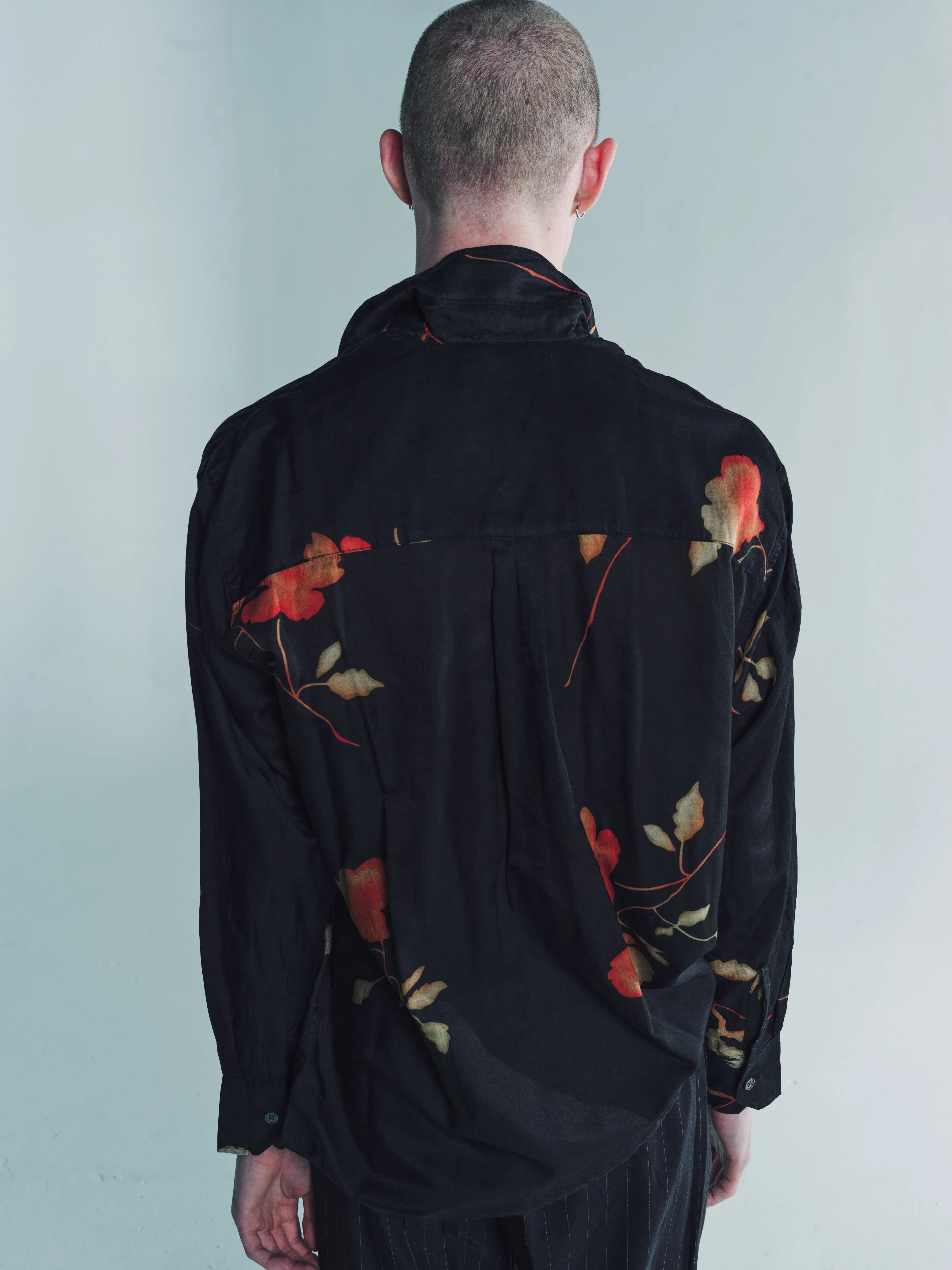 Nocturnal Flower Print Above Shirt