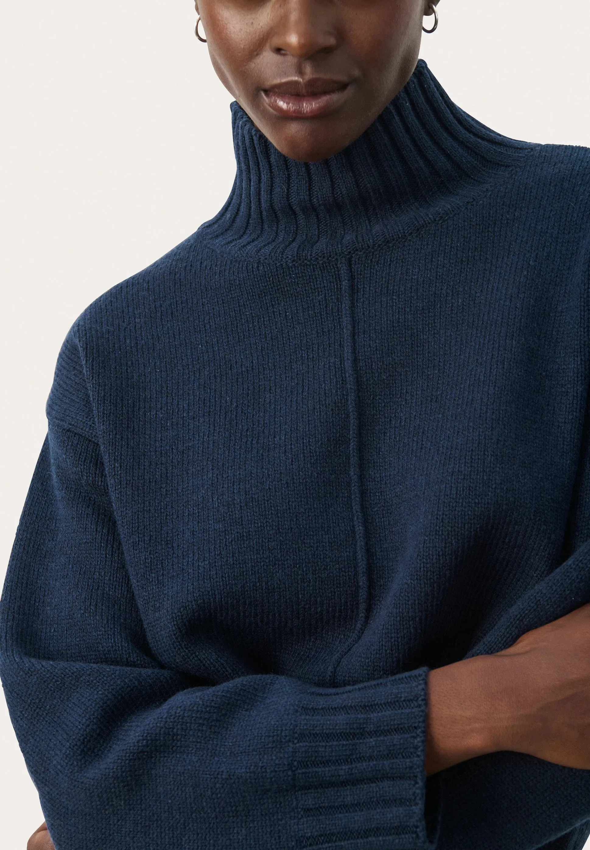 PART TWO LILYE SWEATER COLOUR NAVY BLAZER