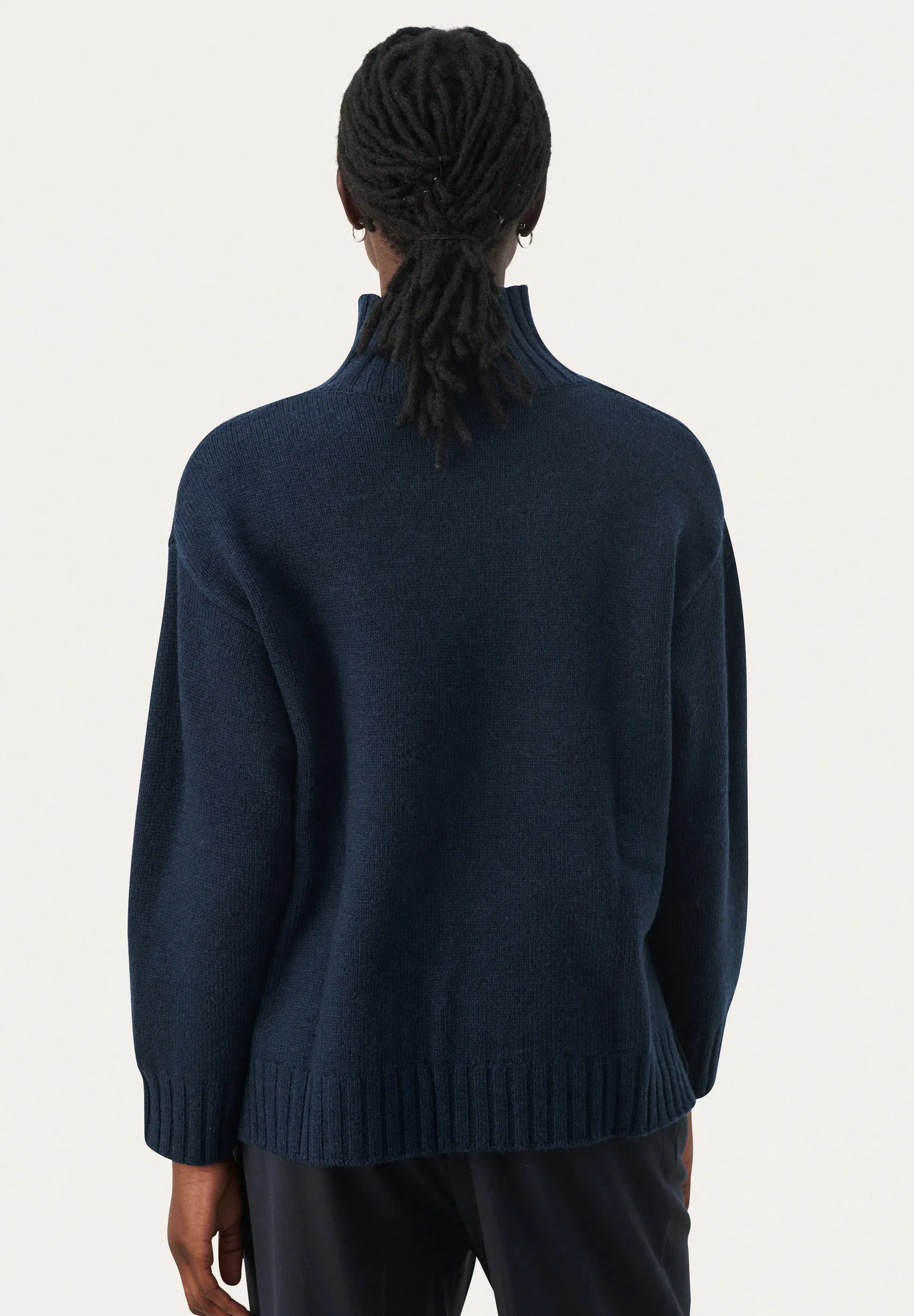 PART TWO LILYE SWEATER COLOUR NAVY BLAZER