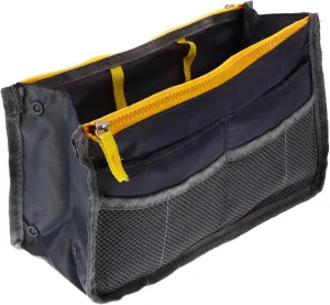 PartyKindom Makeup Storage Bag Multi-layer Handbag Liner Compact and Practical for Daily Travel