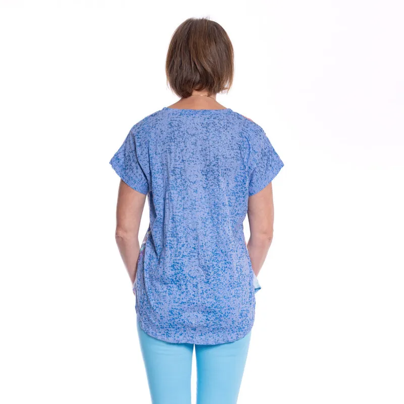 Printed Tee by Café Latte - Ocean Palms
