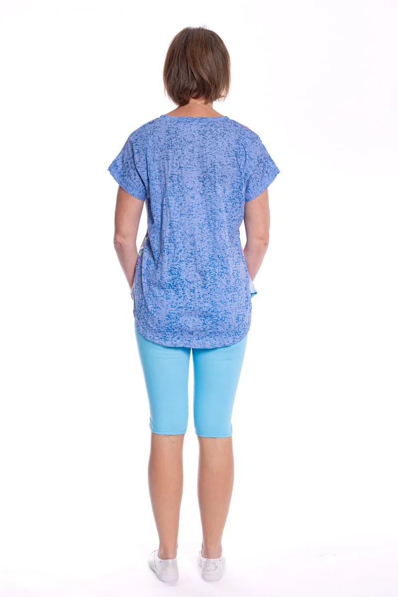 Printed Tee by Café Latte - Ocean Palms