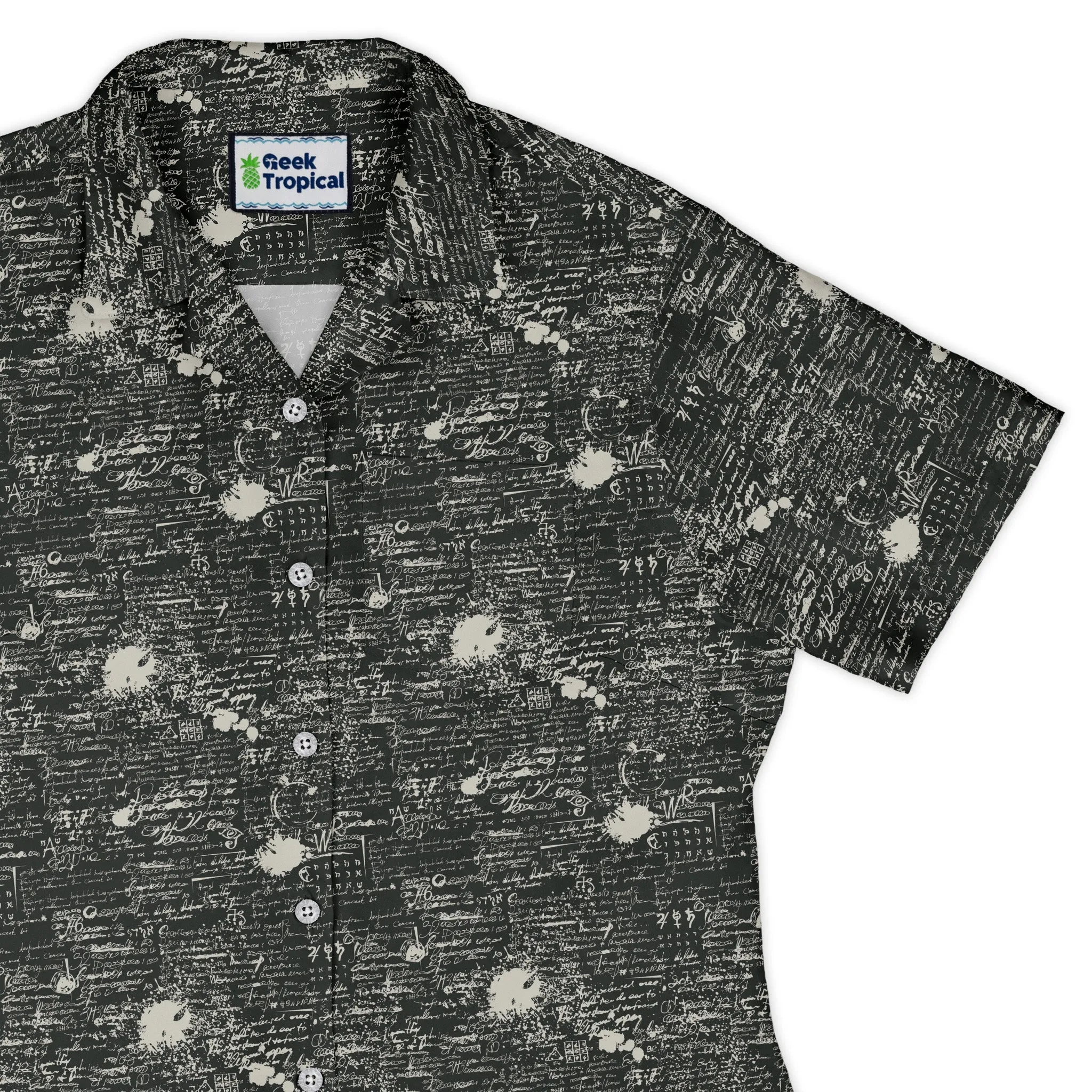 Scripted Ink Curvy Button Up Shirt