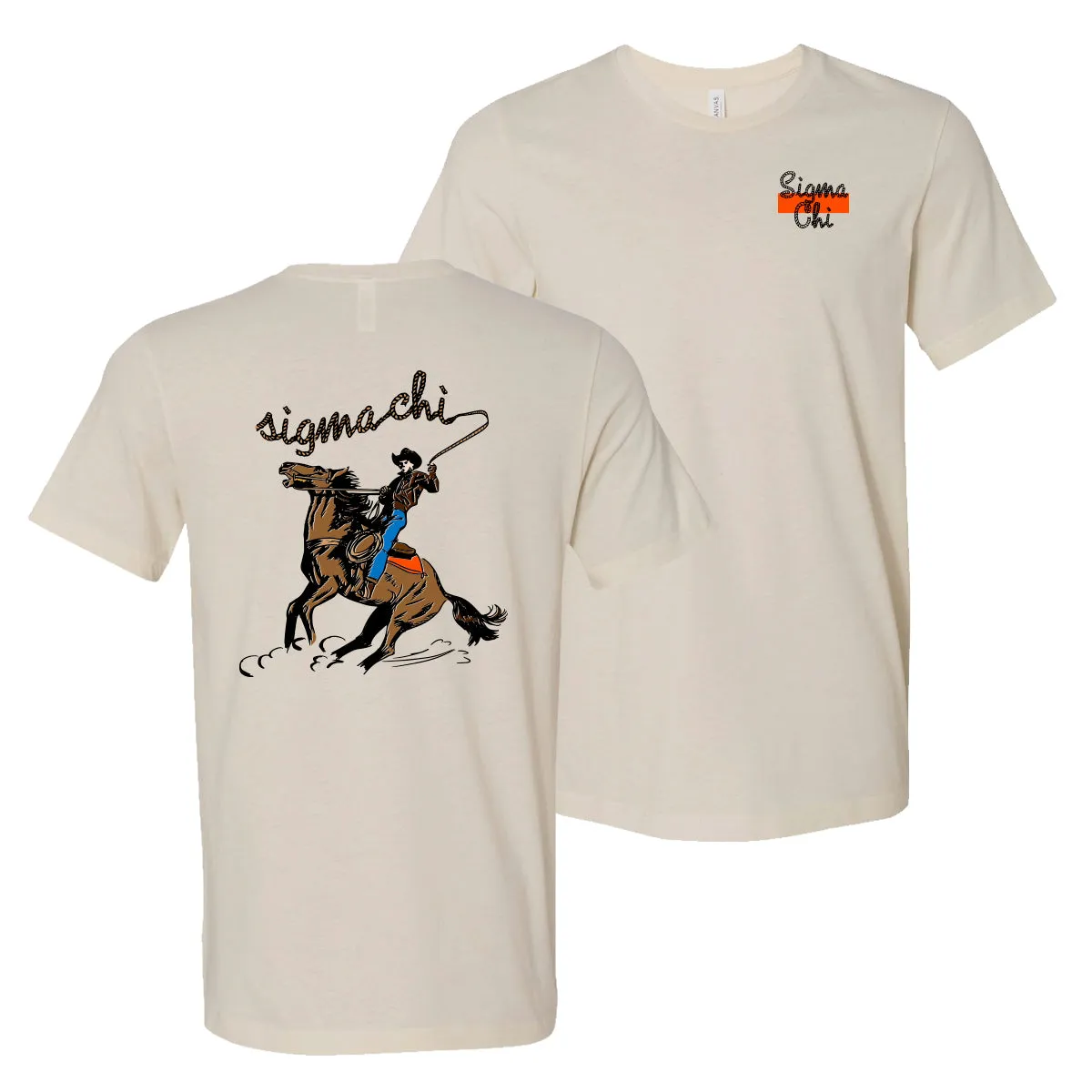 Sigma Chi Neutral Western Tee