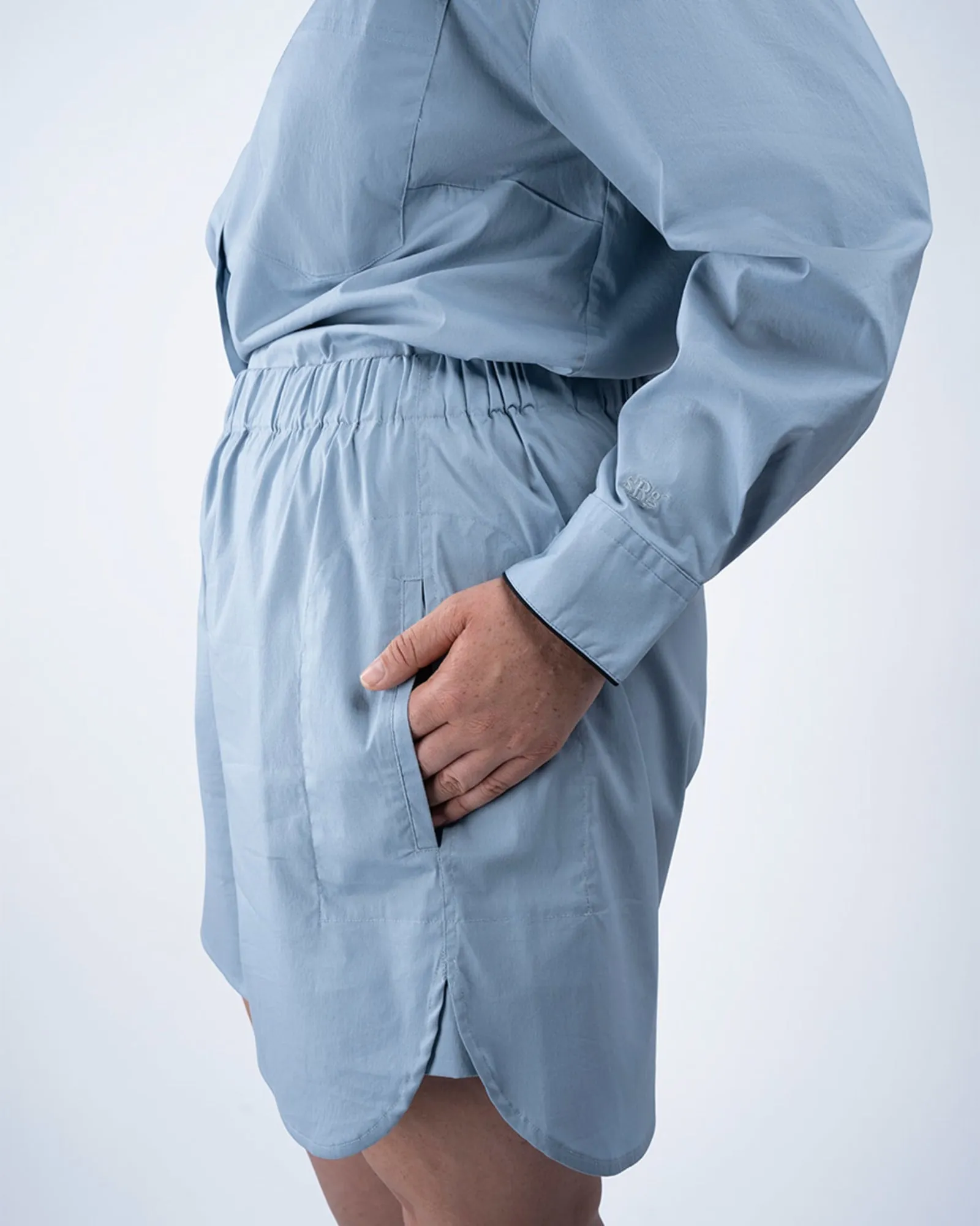 Signature Woven Short | Steel Blue