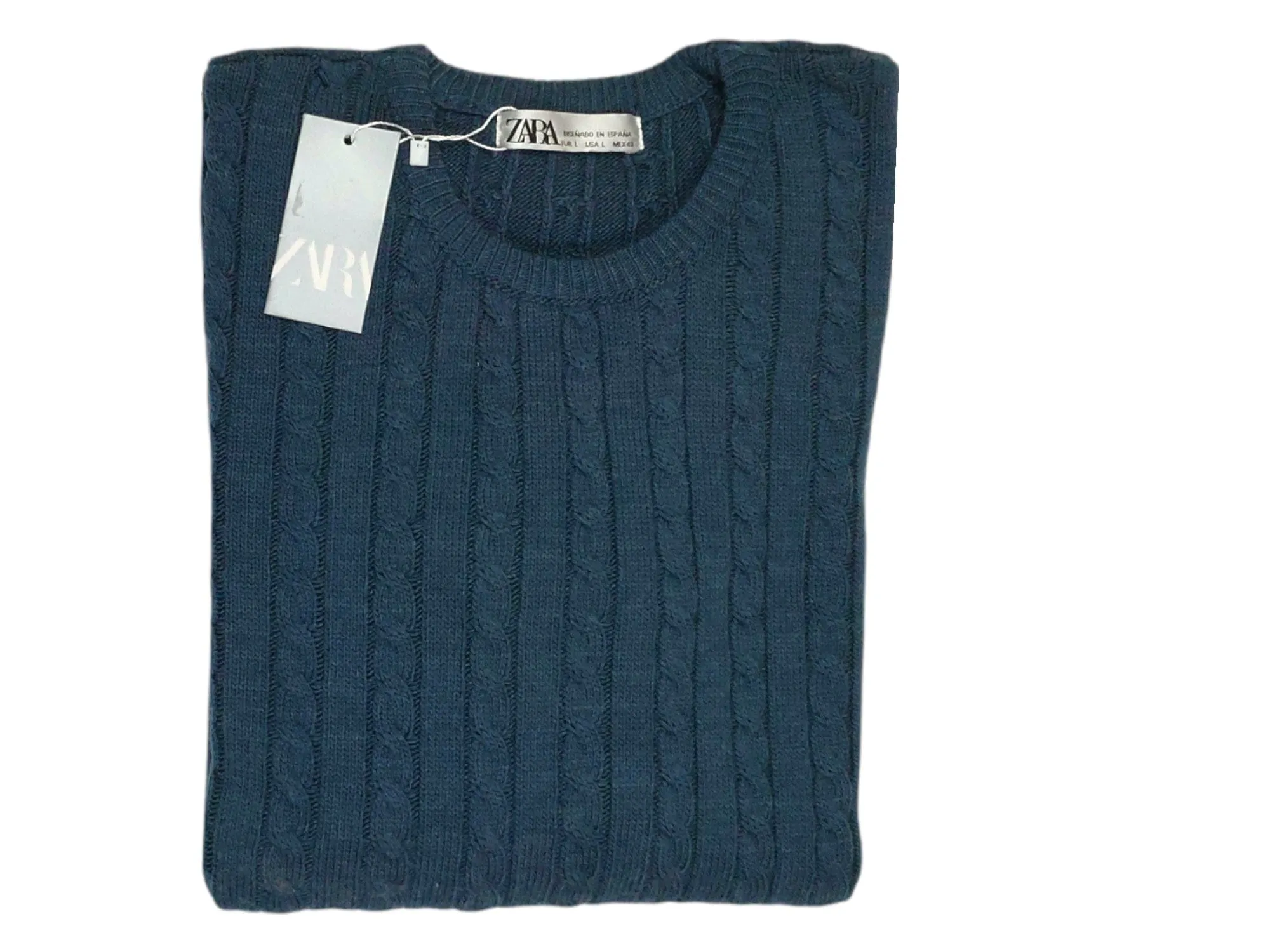 [Slim Fit] Men Pullover - Petrol