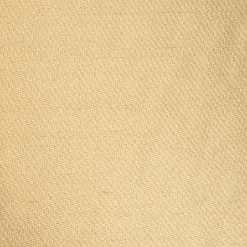 Soft Gold Pure Silk Shantung