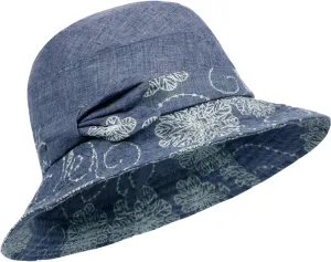 Summer Beach Sun Hats for Women Ladies Wide Brim Floral Cotton Packable Bucket Hat Travel Sun Protection UPF 50  Hat